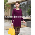 2016 design lady's cashmere knitting dress